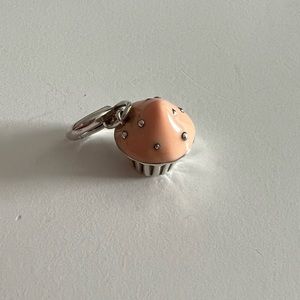 Tiffany & Co cupcake enamel bracelet charm